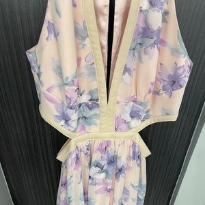 GB pink floral formal dress